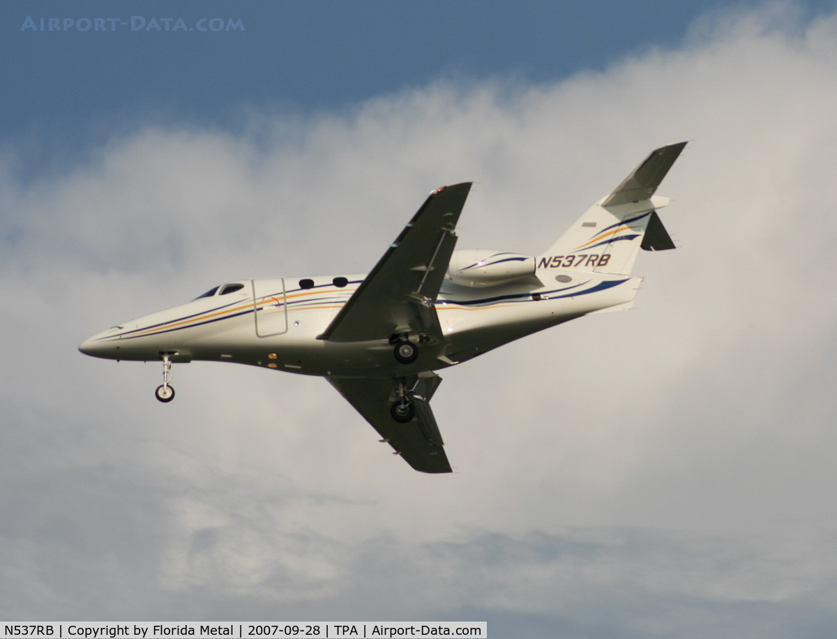 N537RB, 2007 Hawker Beechcraft Corp 390 C/N RB-190, Premier