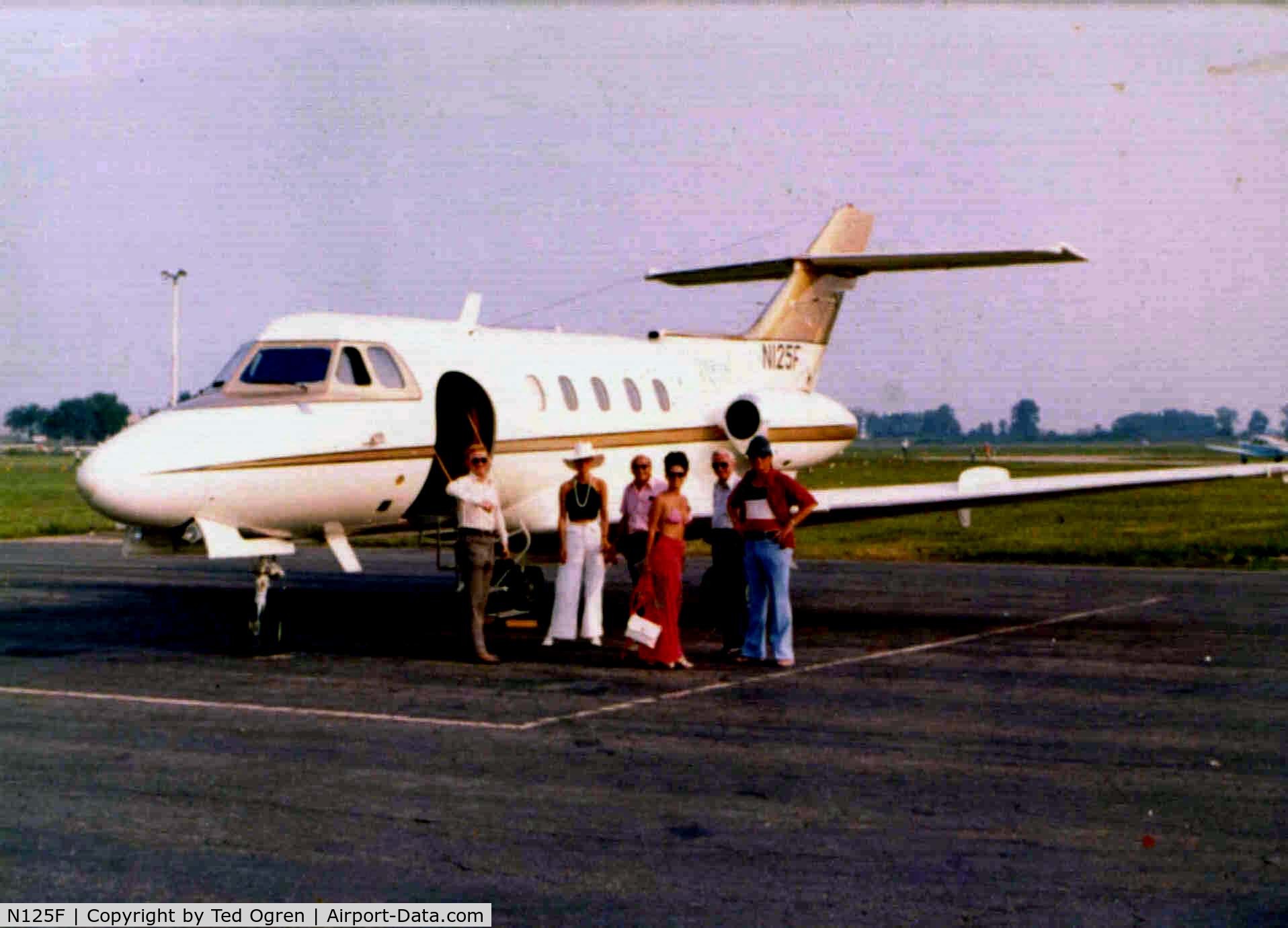 N125F, 1967 Hawker Siddeley DH.125-3A/R C/N 25151, Picture taken early 70's