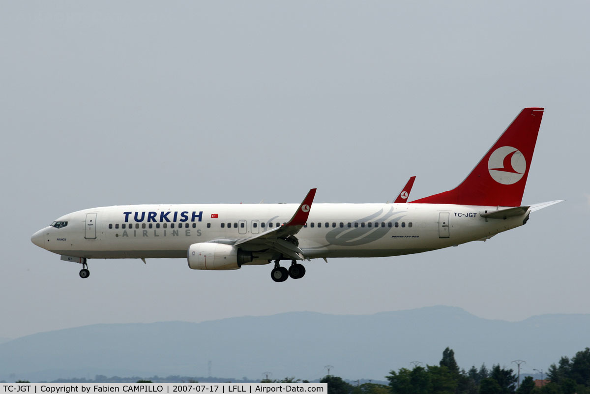 TC-JGT, 2006 Boeing 737-8F2 C/N 34417, Turkish Airlines