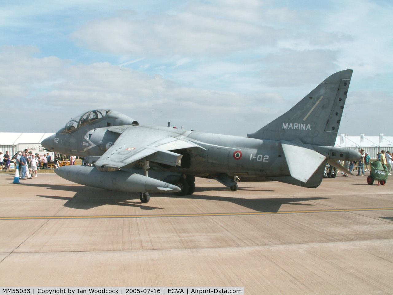 MM55033, McDonnell Douglas TAV-8B Harrier II C/N T020, TAV-8B Harrier II/Italian Navy/Fairford 2005