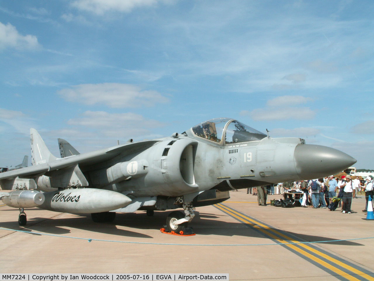 MM7224, McDonnell Douglas AV-8B+ Harrier II C/N 276/IT013, AV-8B Harrier II/Italian Navy/Fairford 2005