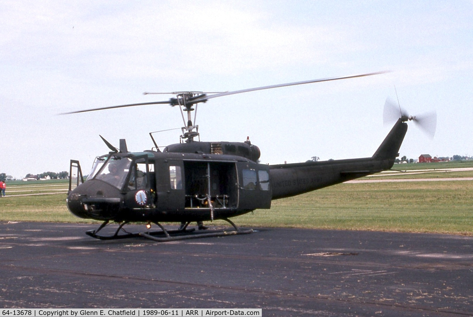 64-13678, 1964 Bell UH-1H Iroquois C/N 4385, In for an airshow display