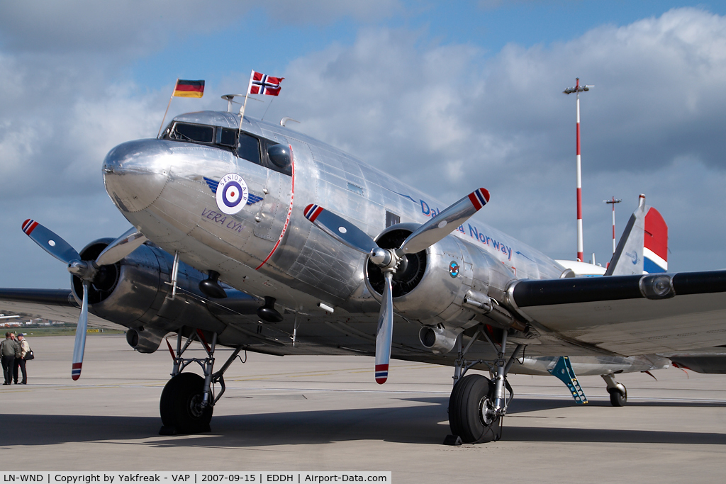 LN-WND, 1943 Douglas C-53D-DO Skytrooper (DC-3A) C/N 11750, Dakota Norway DC3