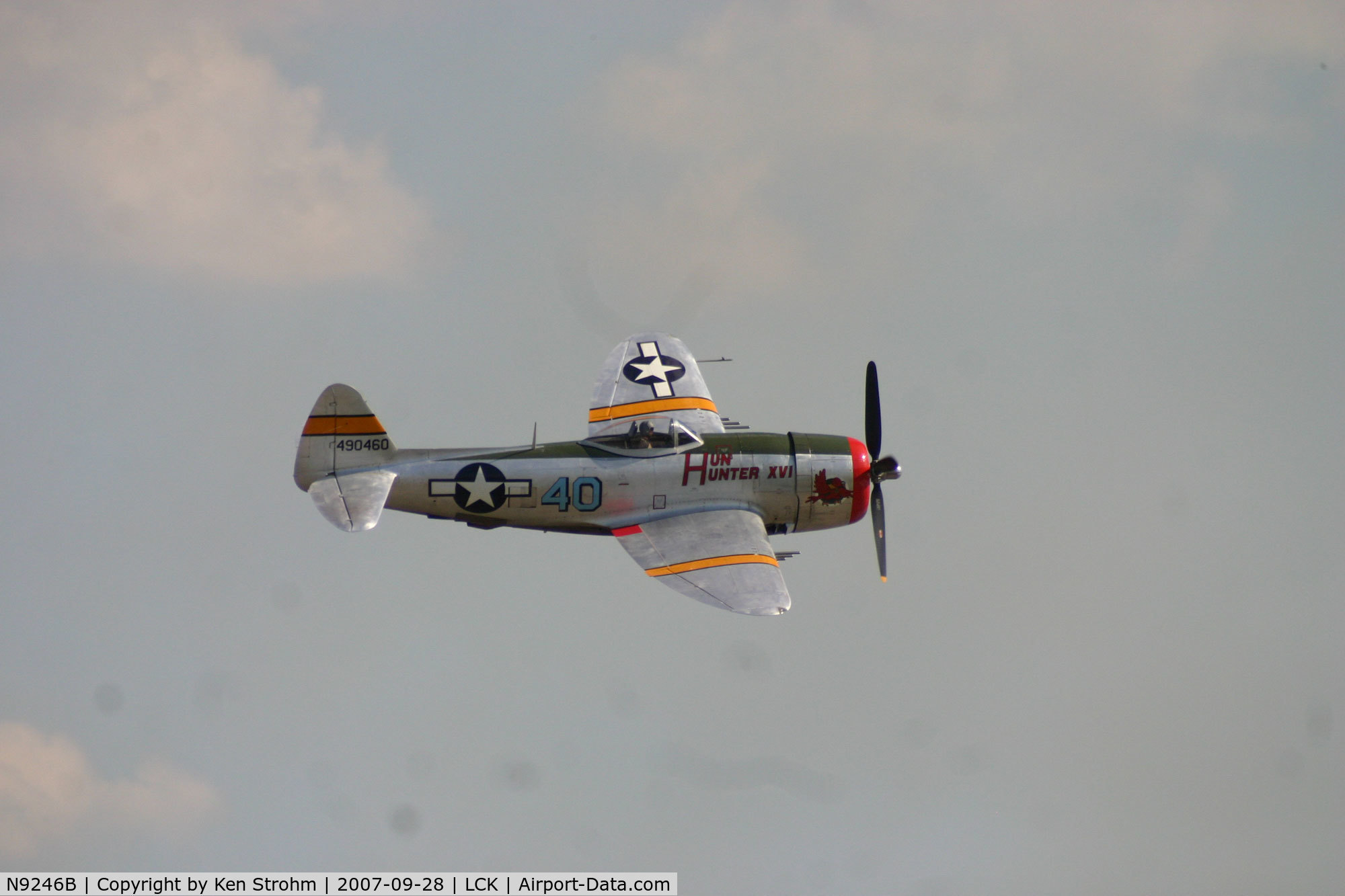N9246B, 1944 Republic P-47D Thunderbolt C/N 339-55605, Gathering of Mustangs and legends