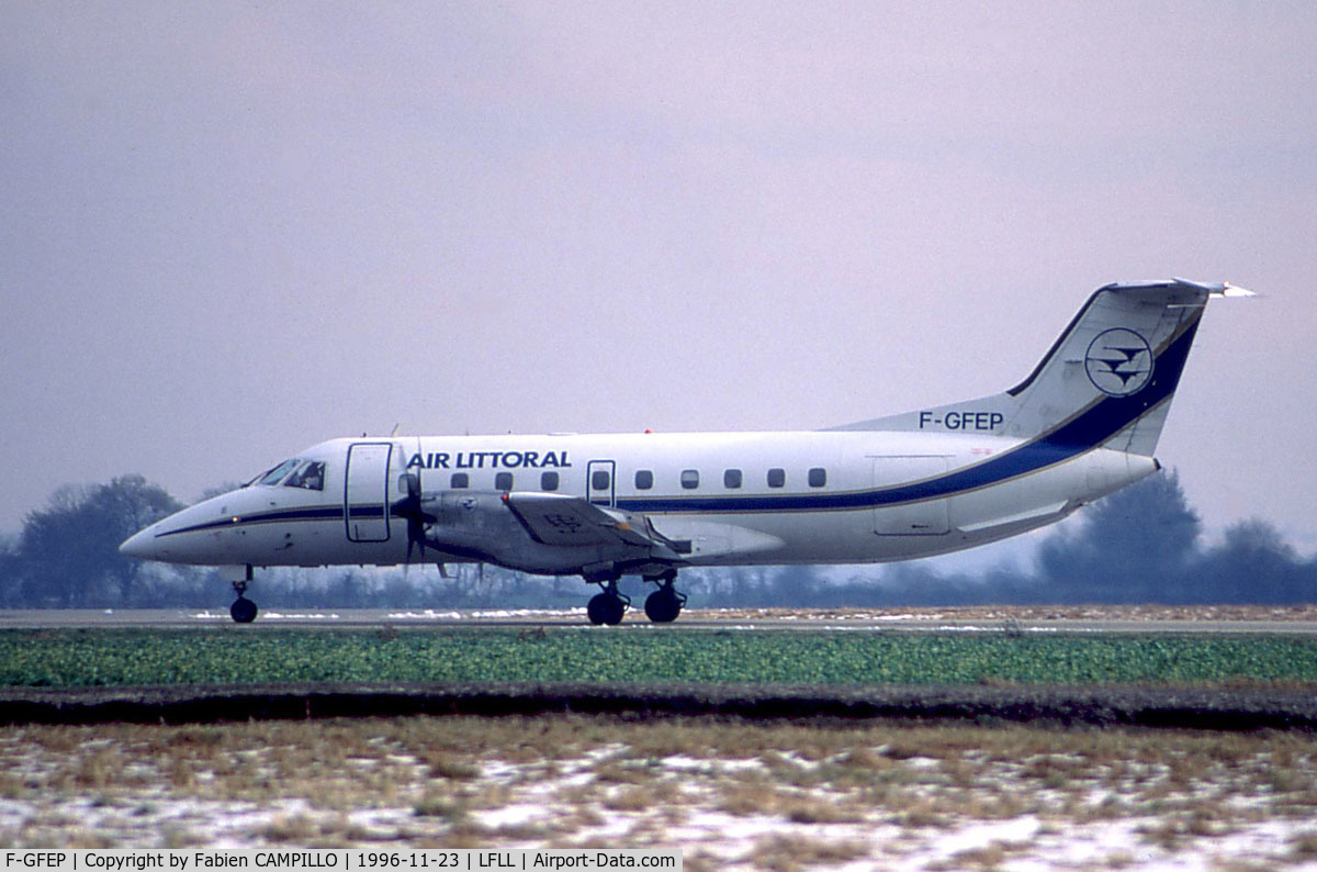 F-GFEP, 1987 Embraer EMB-120RT Brasilia C/N 120080, Air Littoral