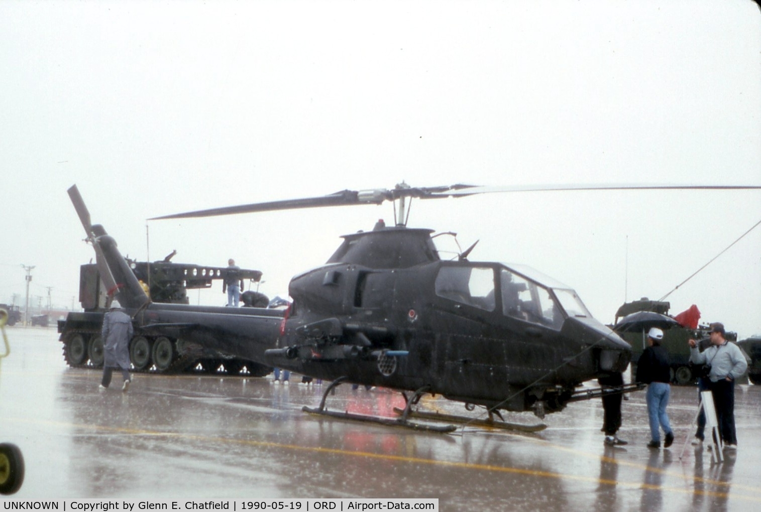 UNKNOWN, , AH-1S at the ANG/AFR open house, in heavy rain