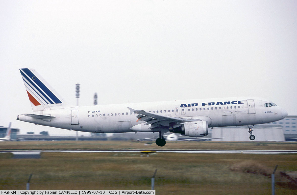F-GFKM, 1990 Airbus A320-211 C/N 0102, Air France