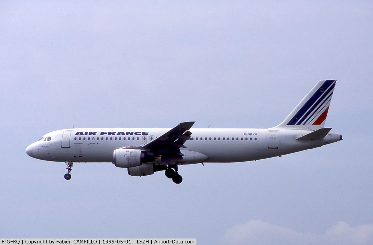 F-GFKQ, 1991 Airbus A320-111 C/N 002, Air France