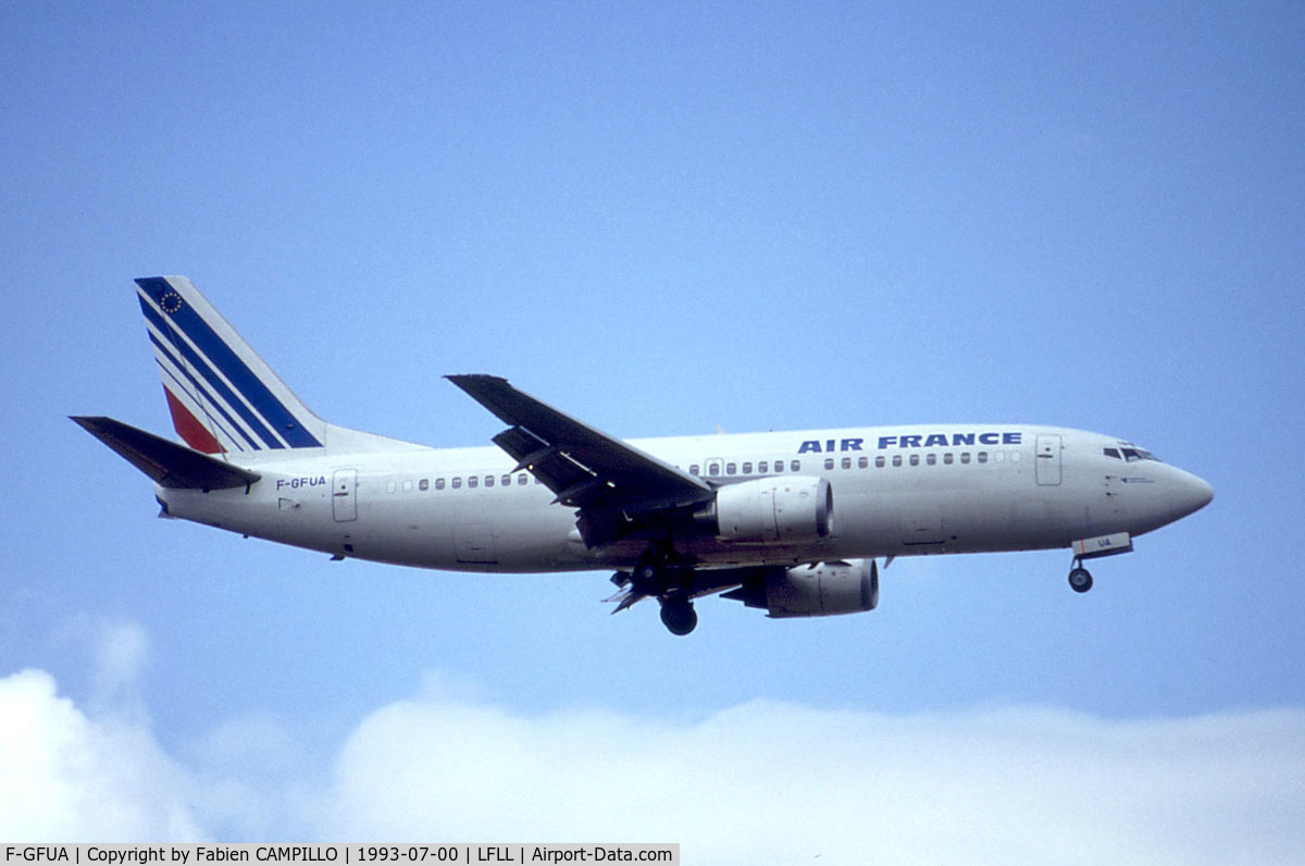 F-GFUA, 1987 Boeing 737-33A C/N 23635, Air France