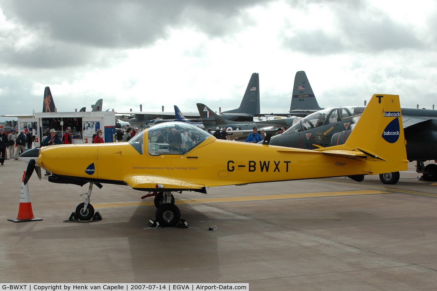G-BWXT, 1997 Slingsby T-67M-260 Firefly C/N 2254, On the Air Tattoo static display