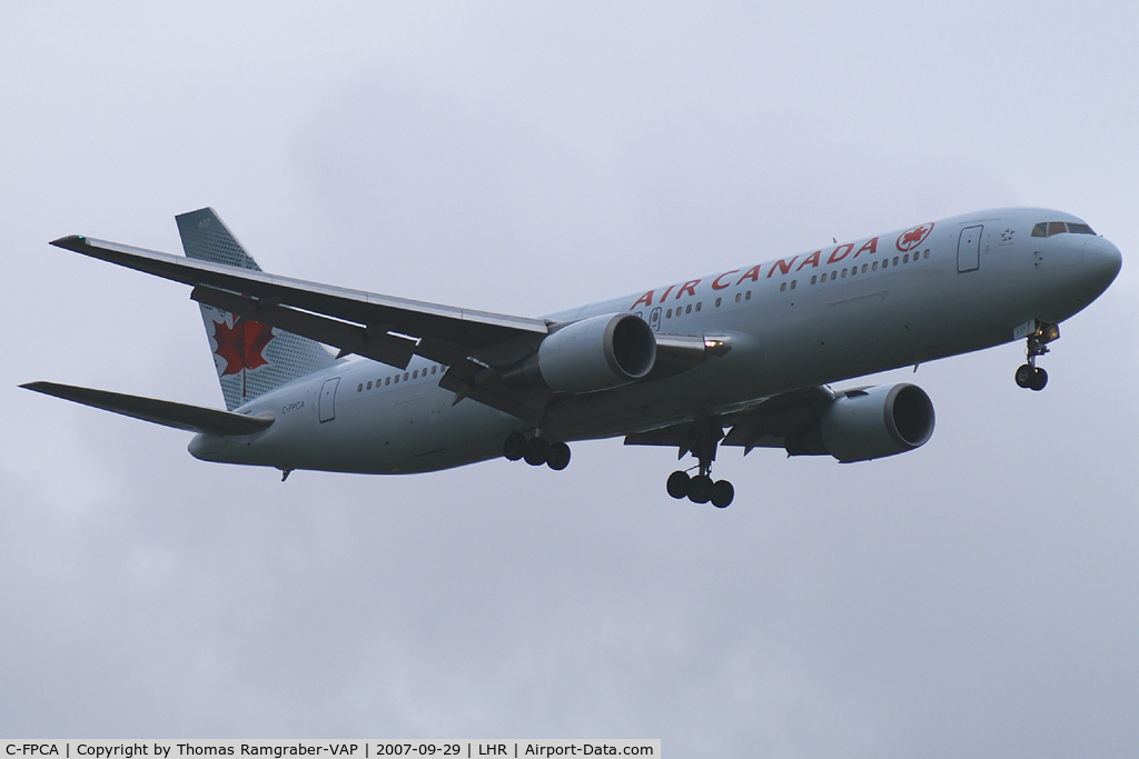 C-FPCA, 1989 Boeing 767-375 C/N 24306, Air Canada Boeing 767-300