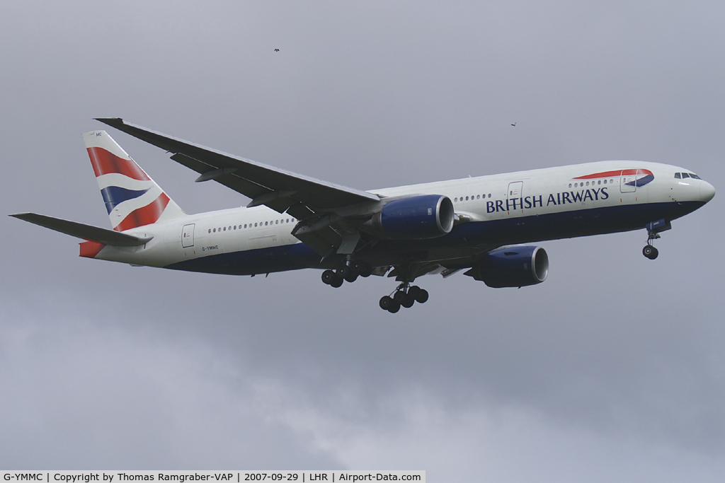 G-YMMC, 2000 Boeing 777-236 C/N 30304, British Airways Boeing 777-200