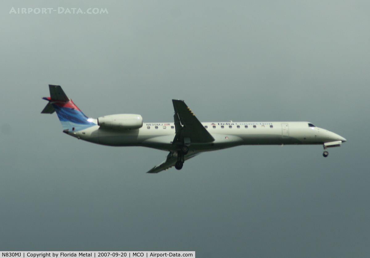 N830MJ, 2000 Embraer EMB-145LR C/N 145259, Delta Connection