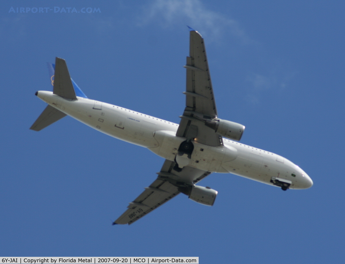 6Y-JAI, 1997 Airbus A320-214 C/N 628, Air Jamaica