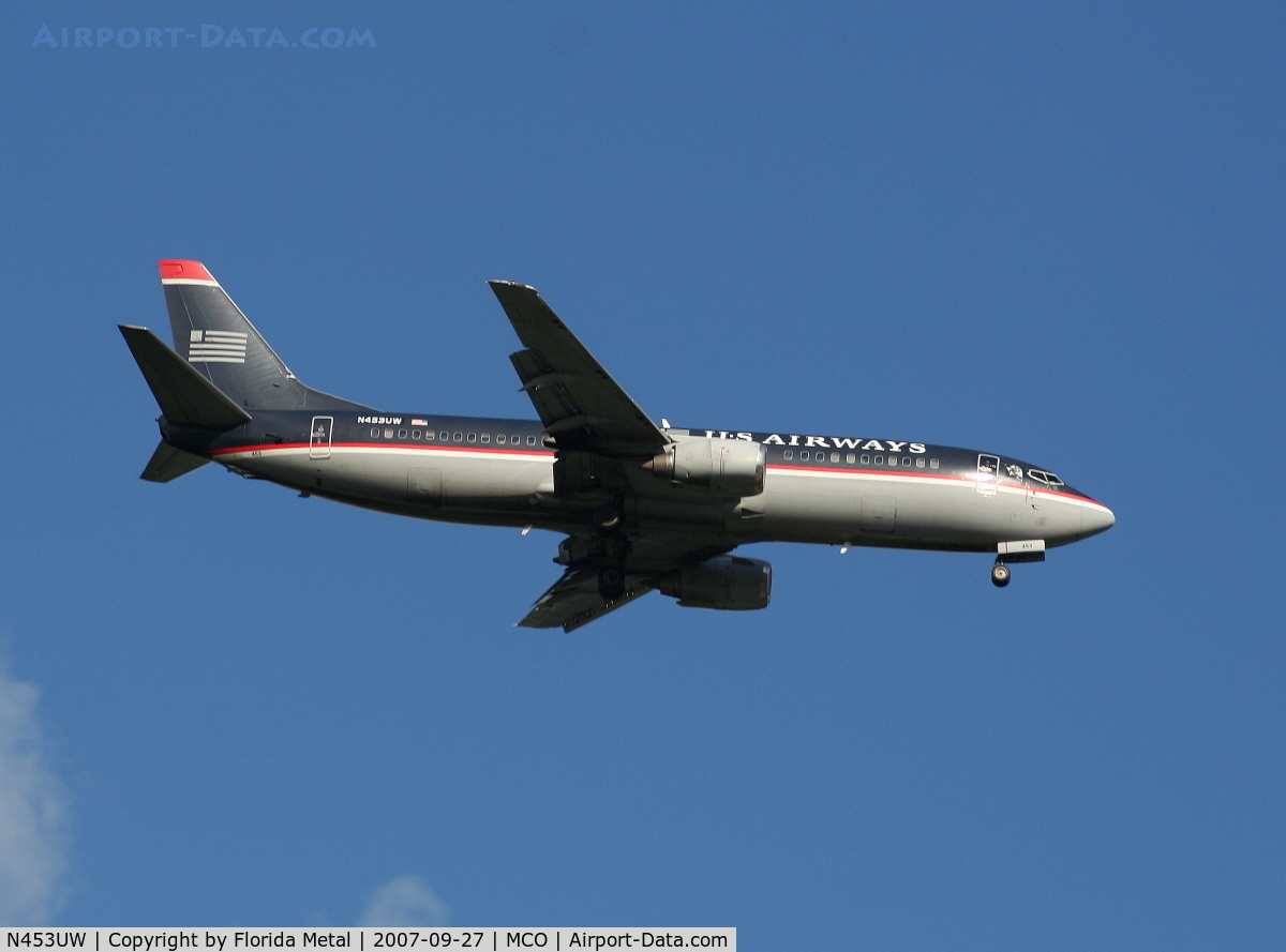 N453UW, 1991 Boeing 737-4B7 C/N 24980, US