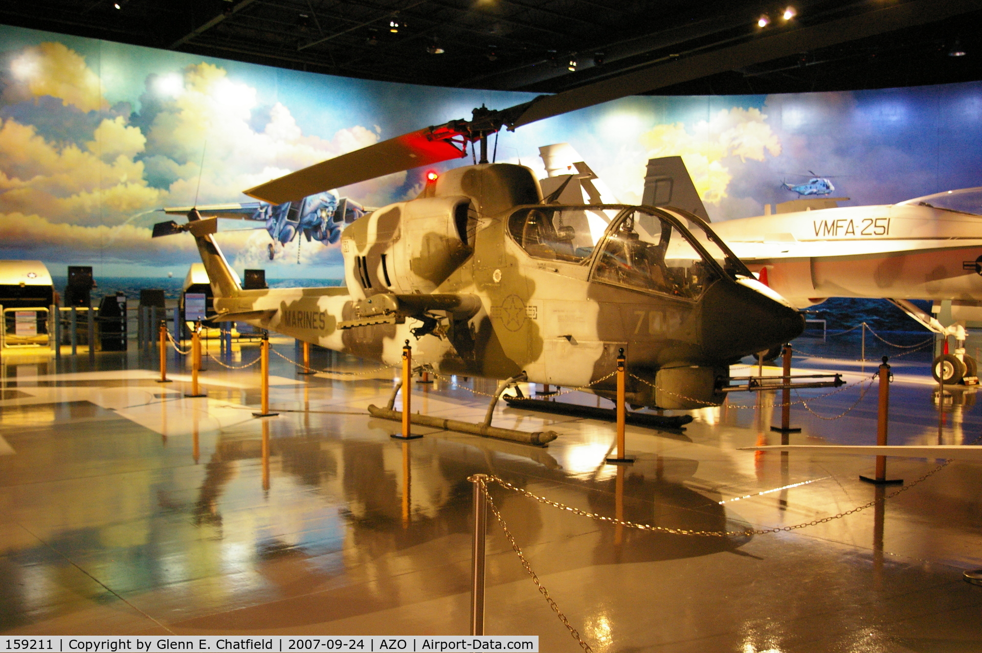 159211, Bell AH-1J Sea Cobra C/N 26051, AH-1J at the Kalamazoo Aviation History Museum