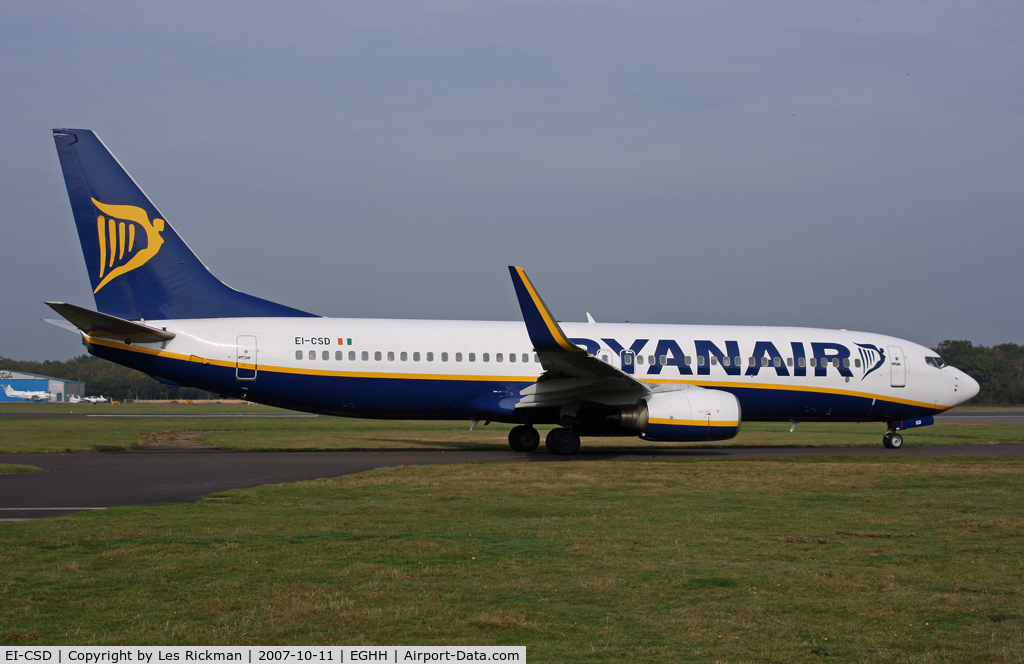 EI-CSD, 1999 Boeing 737-8AS C/N 29919, Ryanair