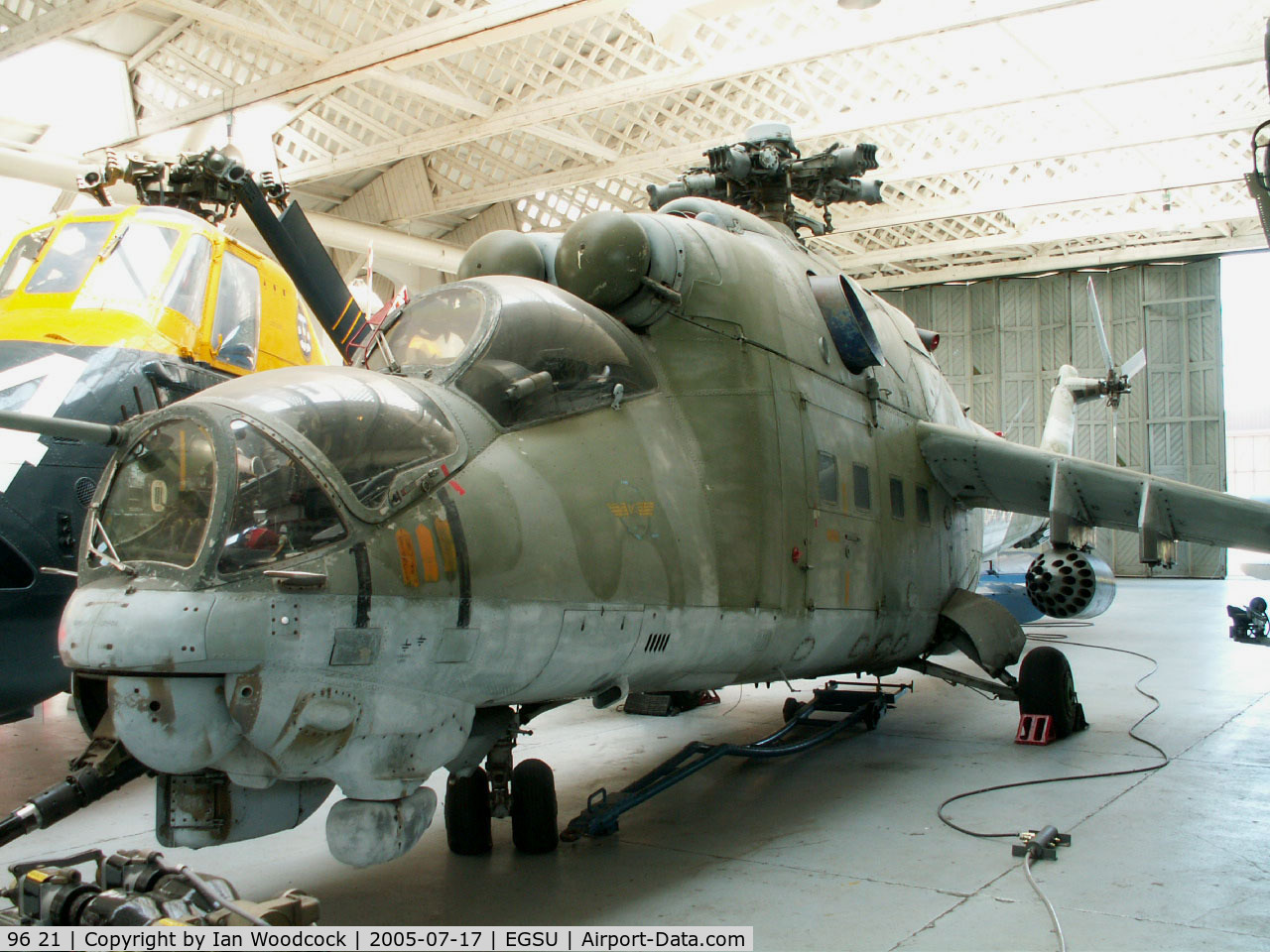 96 21, Mil Mi-24D Hind C/N B4002, Mil Mi-24D/Duxford