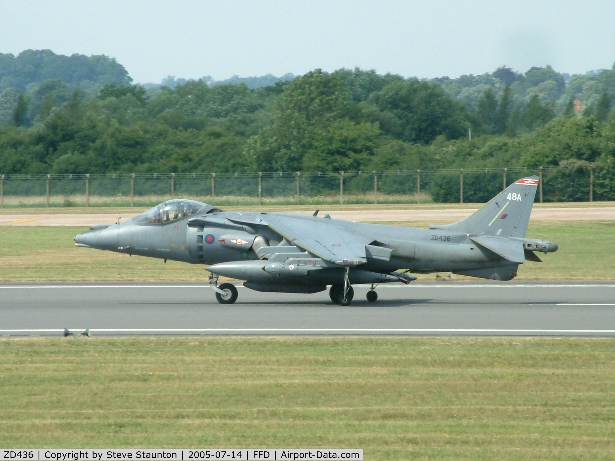 ZD436, British Aerospace Harrier GR.7A C/N P48, Royal International Air Tattoo 2005