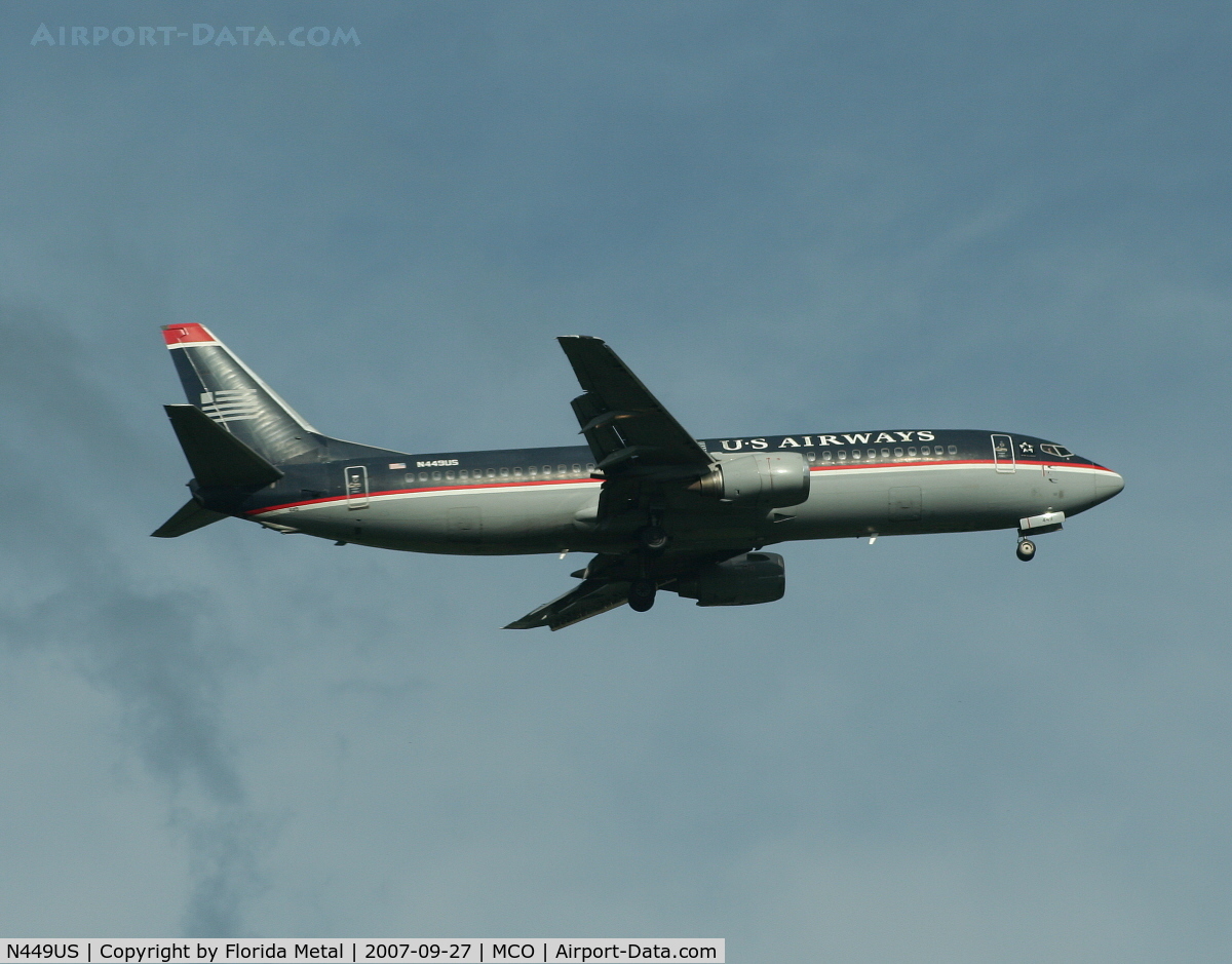 N449US, 1990 Boeing 737-4B7 C/N 24893, US
