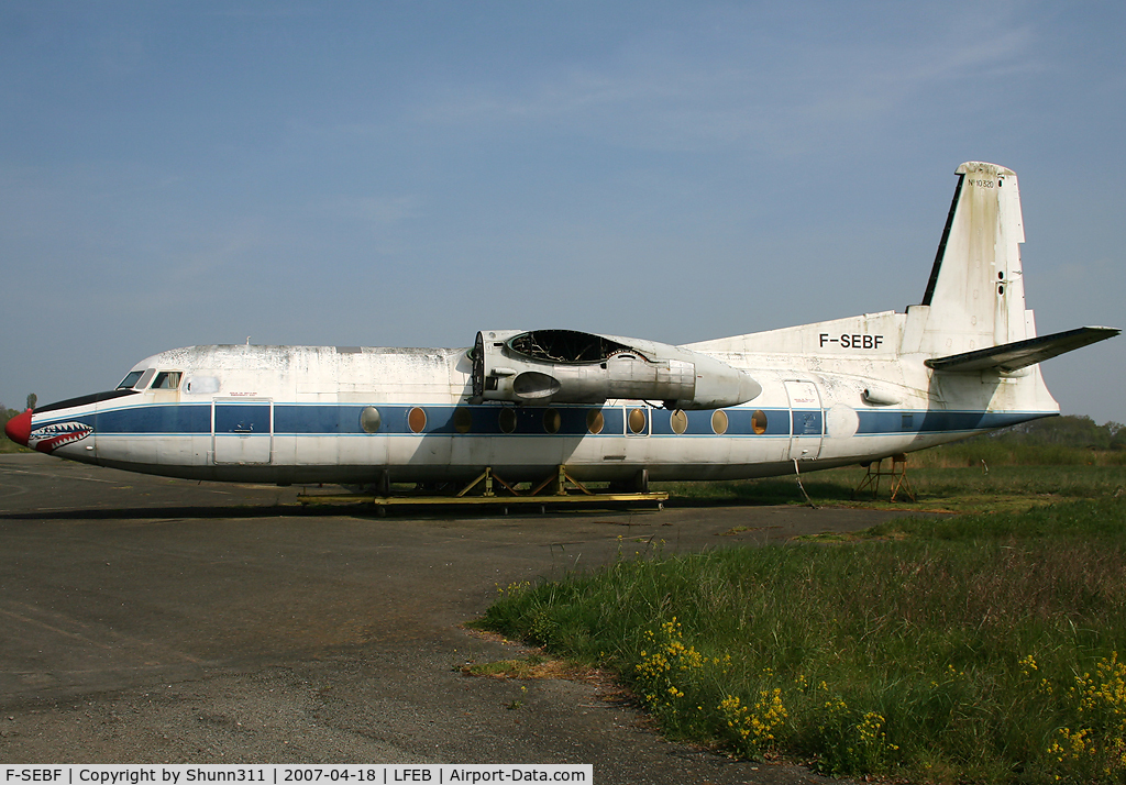 F-SEBF, 1967 Fokker F-27-200 Friendship C/N 10320, Used by a technical school... Was used by CNET...