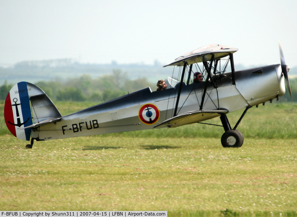F-BFUB, Stampe-Vertongen SV-4C C/N 1087, Made flight around the airfield this day... Nice old machine !