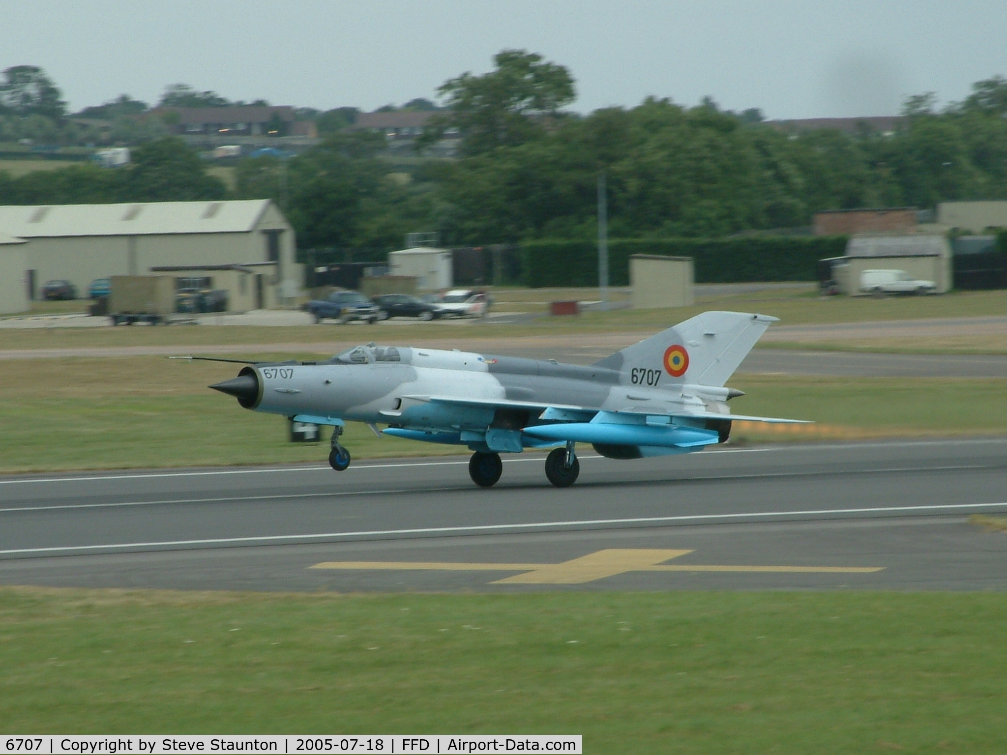 6707, Mikoyan-Gurevich MiG-21MF-75 Lancer C C/N 96006707/0520, Royal International Air Tattoo 2005