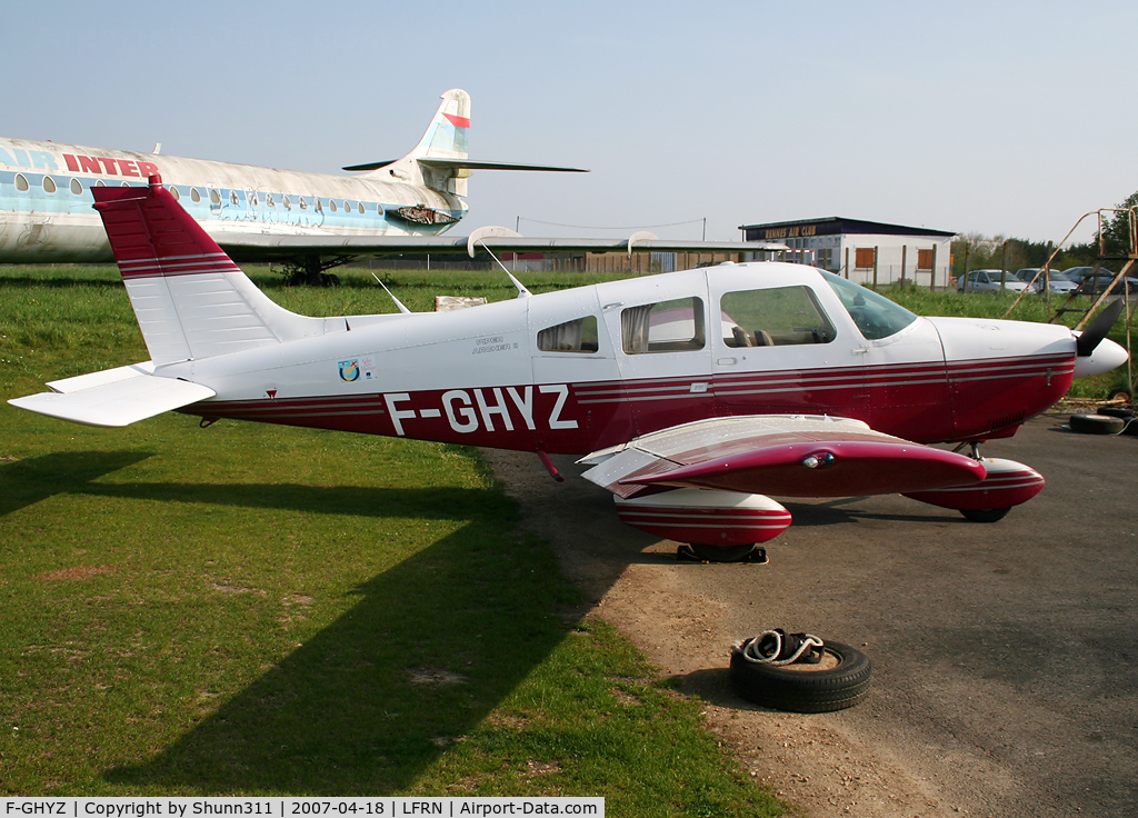 F-GHYZ, Piper PA-28-181 Archer C/N 28-7990370, Parked at the Yankee Delta area...