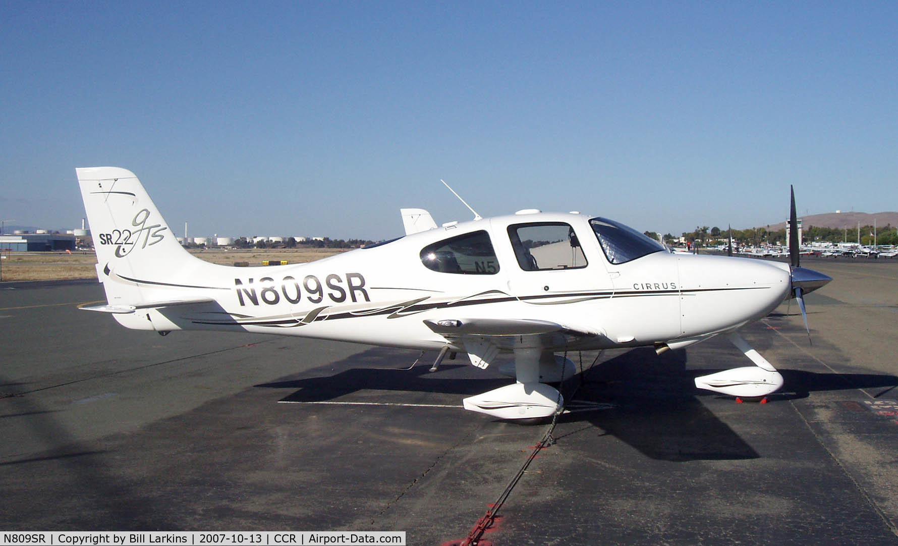 N809SR, 2006 Cirrus SR22 GTS C/N 2129, In for Pilot Proficiency Program.