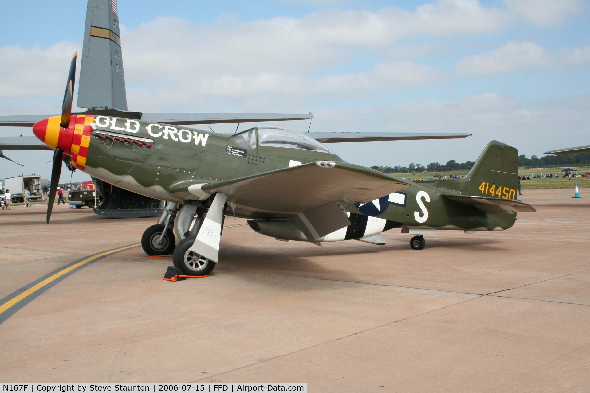N167F, 1944 North American P-51D Mustang C/N 122-40417, Royal International Air Tattoo 2006