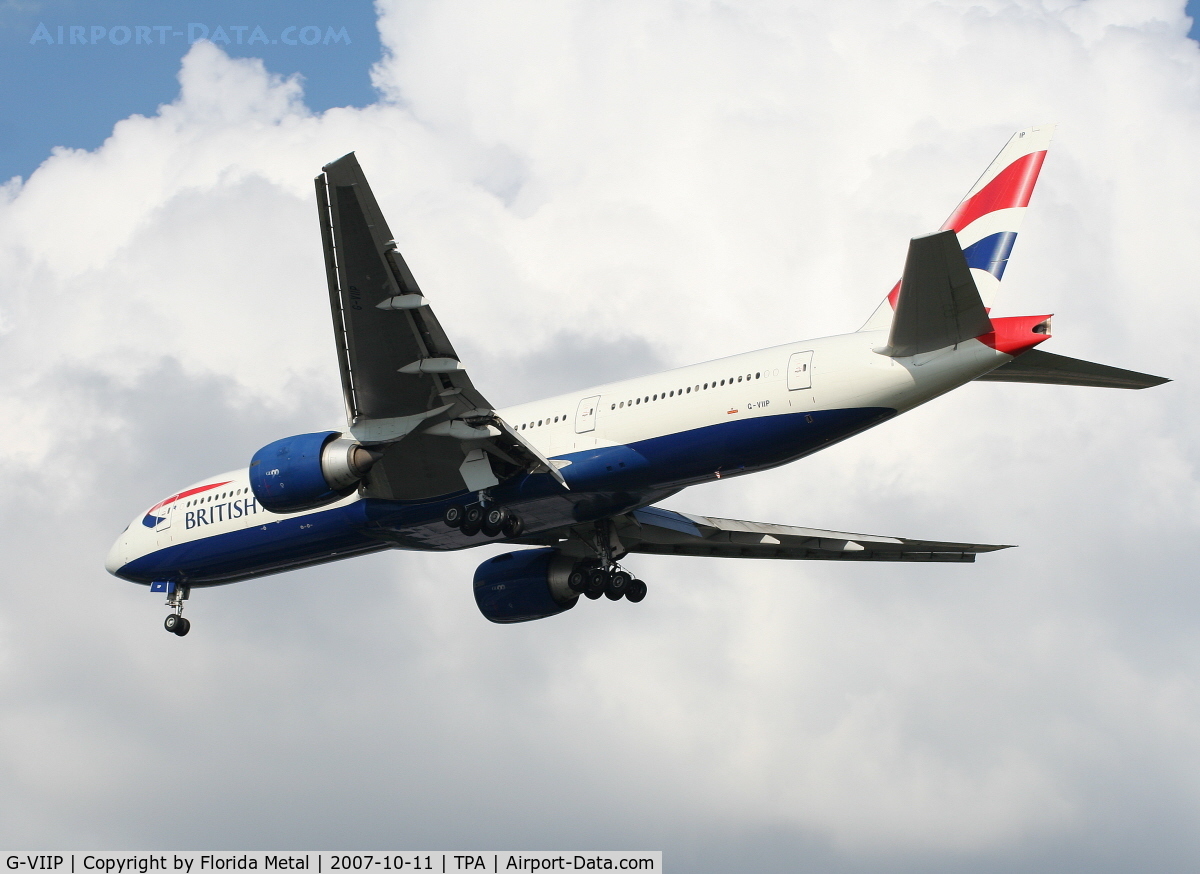 G-VIIP, 1999 Boeing 777-236 C/N 29321, British