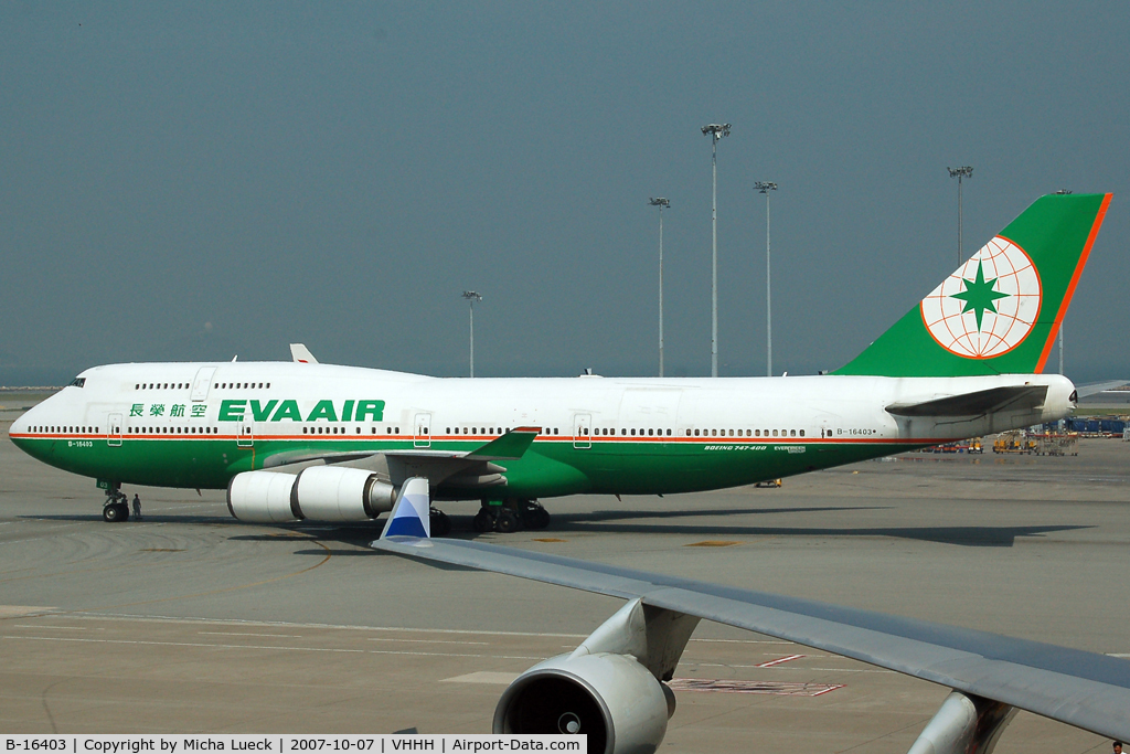 B-16403, 1993 Boeing 747-45E C/N 27141, Eva Air B747-400 Combi