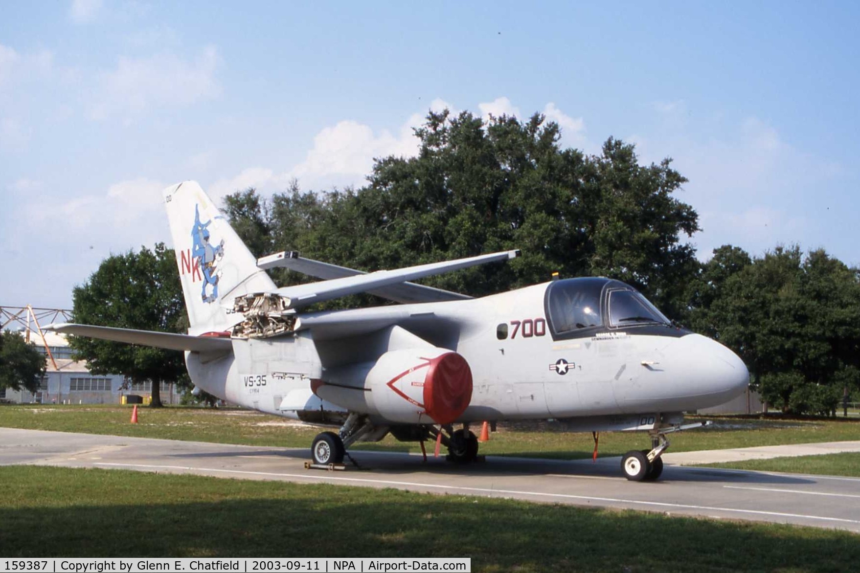 159387, Lockheed S-3B Viking C/N 394A-1023, S-3B at the National Museum of Naval Aviation.  This is the aircraft that flew President Bush onto the USS Abraham Lincoln on May 1, 2003.