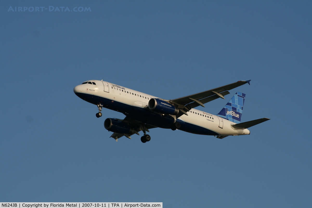 N624JB, 2005 Airbus A320-232 C/N 2520, Jet Blue