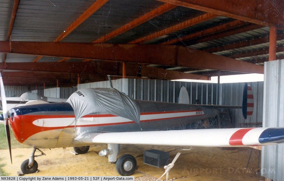 N93828, 1946 Erco 415D Ercoupe C/N 1151, In the hanger