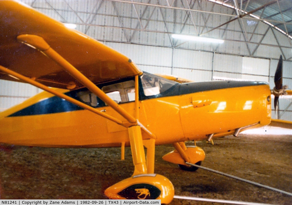N81241, 1946 Fairchild 24R-46 C/N R-46142, In the hanger at former Goode Airport - Southlake, TX