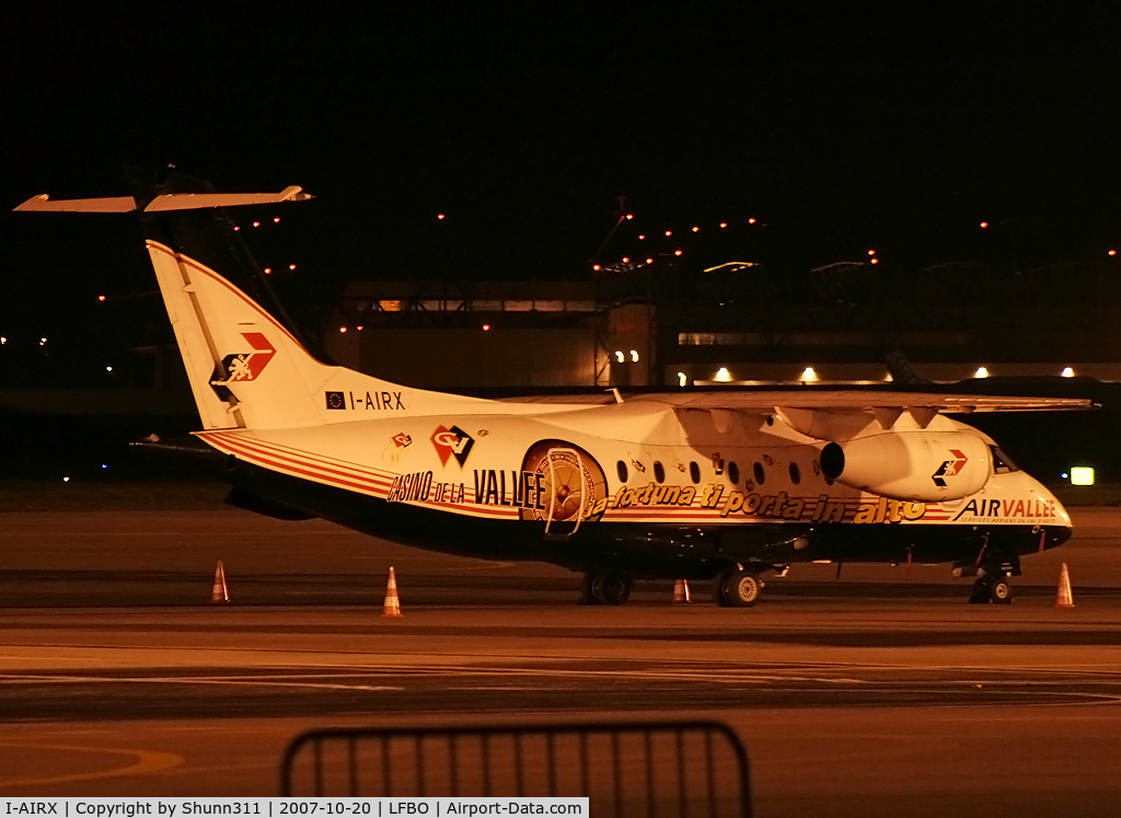 I-AIRX, 2000 Fairchild Dornier 328-300 328JET C/N 3142, On the business aviation apron