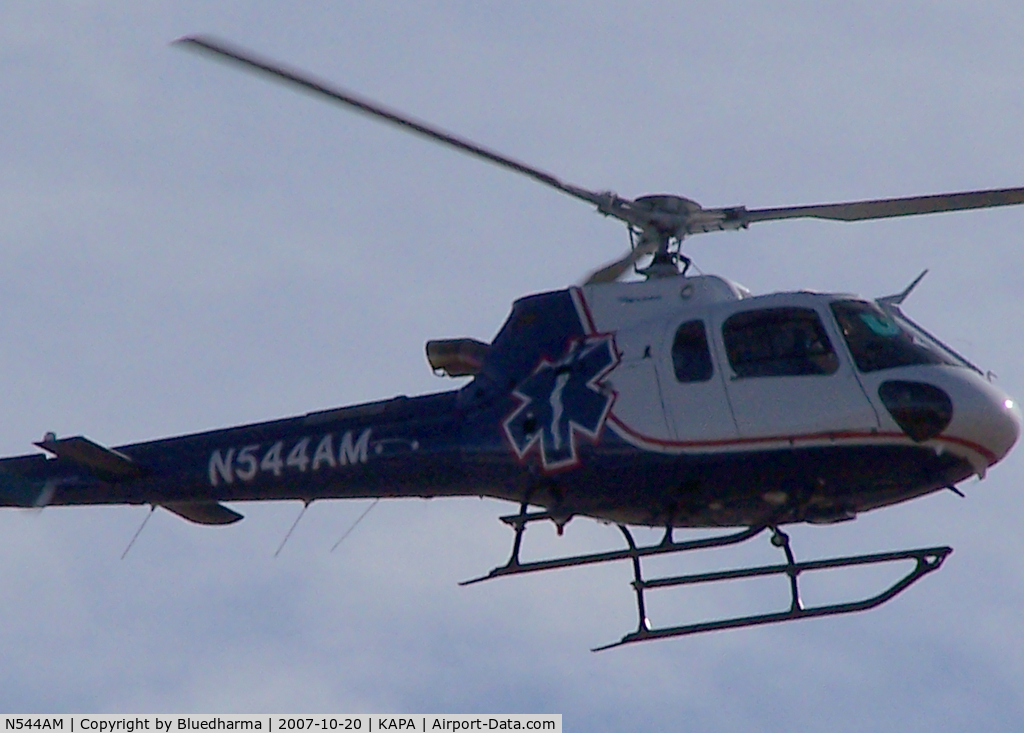 N544AM, 2007 Eurocopter AS-350B-3 Ecureuil Ecureuil C/N 4206, Landing