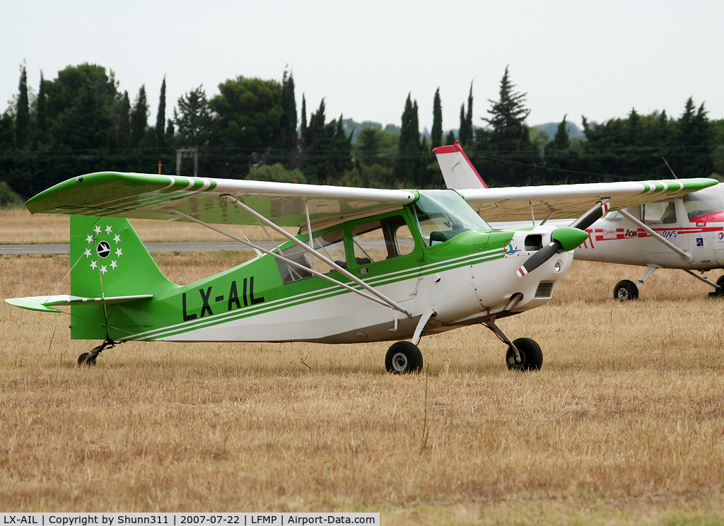 LX-AIL, Bellanca 7ECA Citabria Citabria C/N 1055-74, Parked during Open Day Meeting 2007