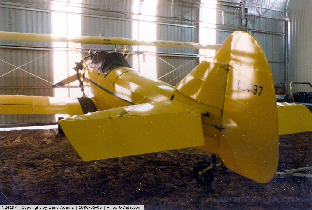 N24197, 1941 Fleet 16B Finch II C/N 303, In the hanger at former Justin Time Airport