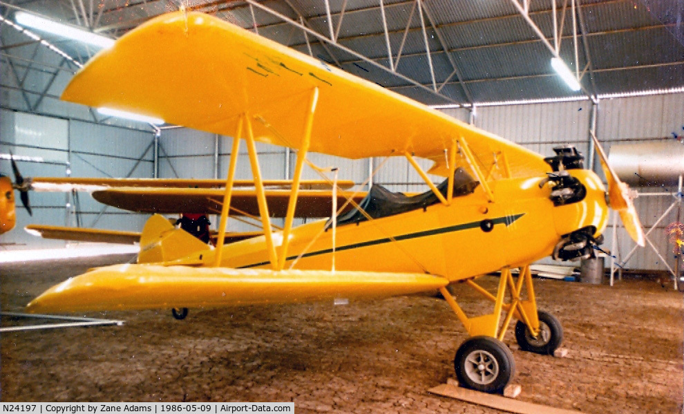 N24197, 1941 Fleet 16B Finch II C/N 303, In the hanger at former Justin Time Airport