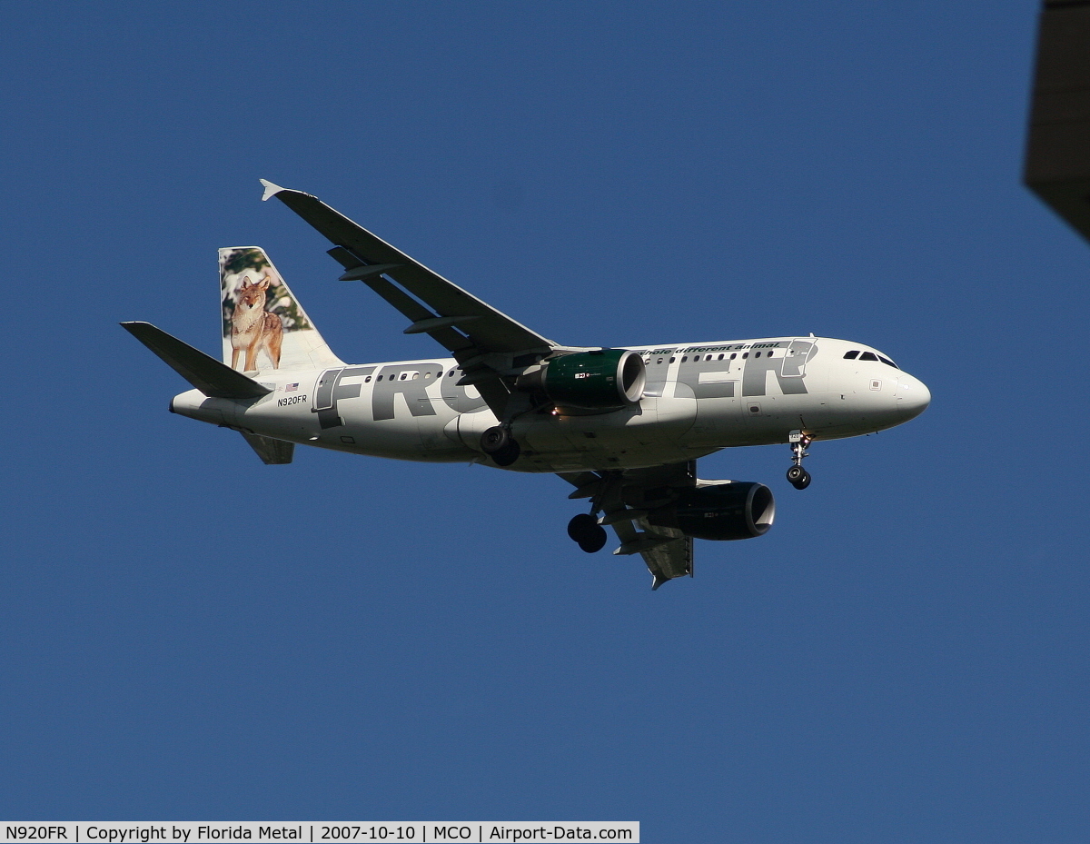 N920FR, 2003 Airbus A319-111 C/N 1997, Carl Coyotte