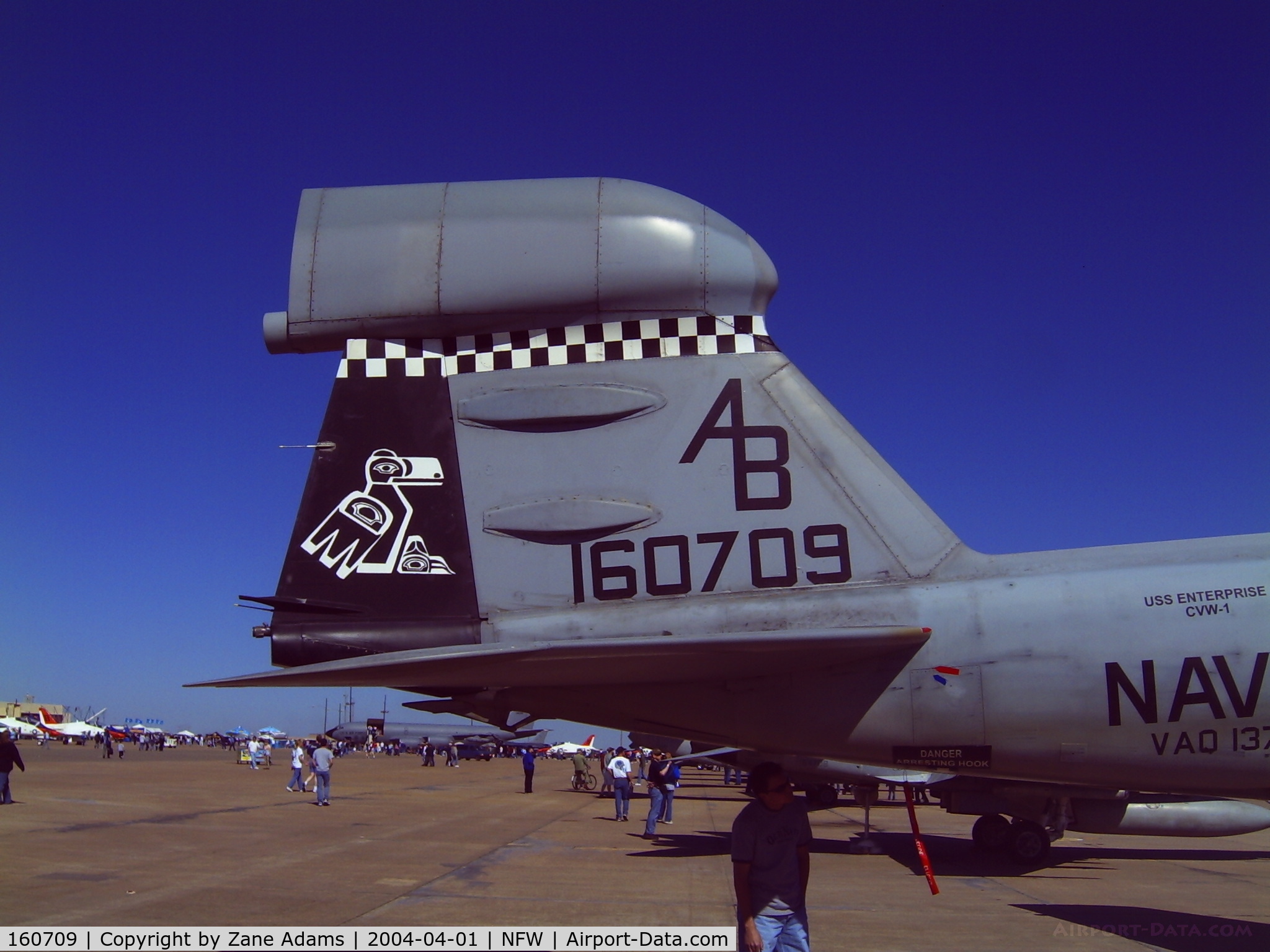 160709, Grumman EA-6B Prowler C/N P-72, At NASJRB Ft Worth Airshow