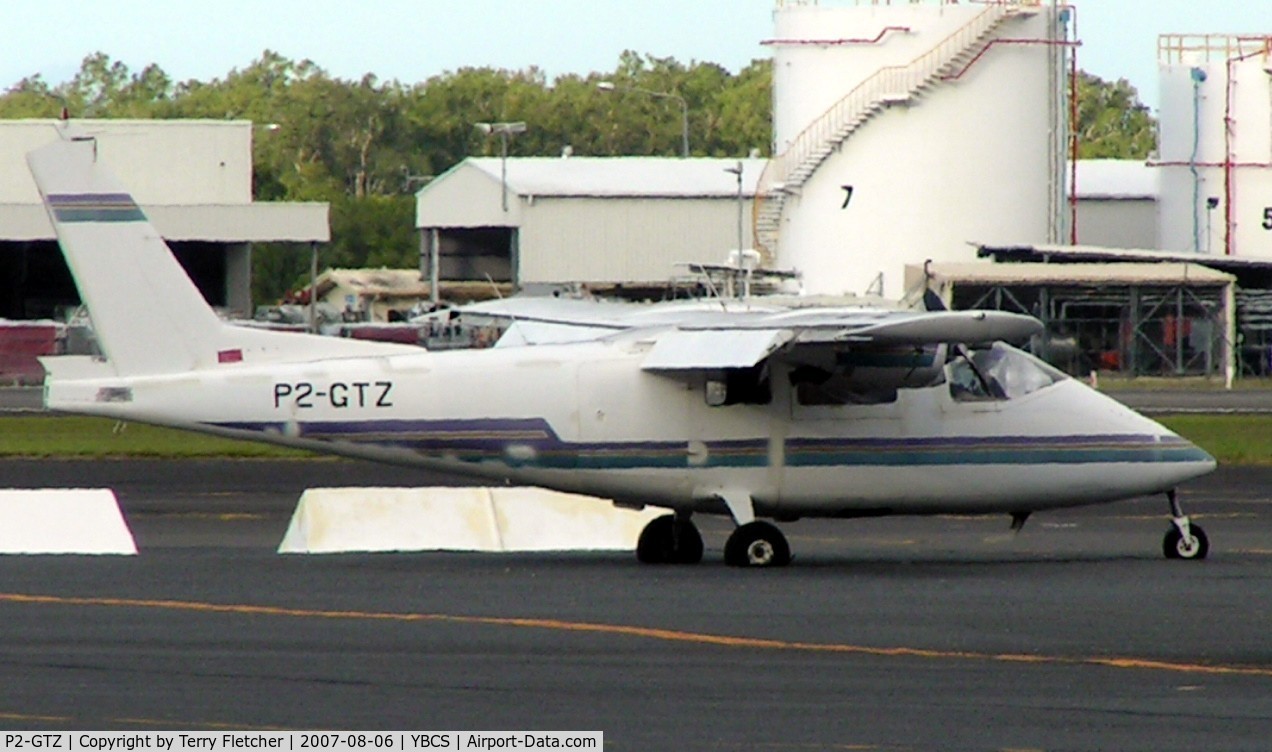 P2-GTZ, 1974 Partenavia P-68B C/N 29, Partenavia P68B (c/n 29) at Cairns