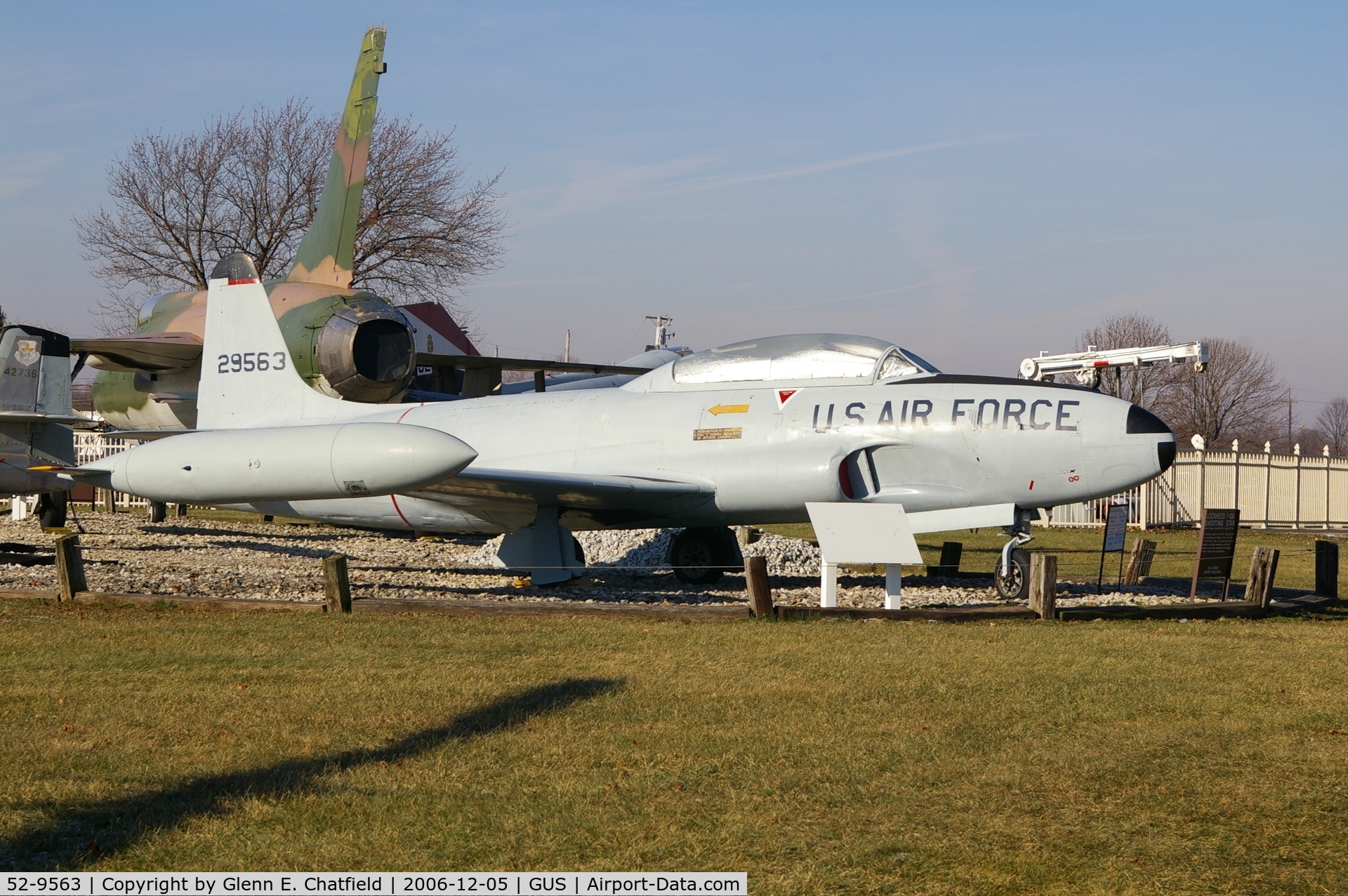 52-9563, 1952 Lockheed T-33A-1-LO Shooting Star C/N 580-7723, T-33A at the Grissom AFM museum