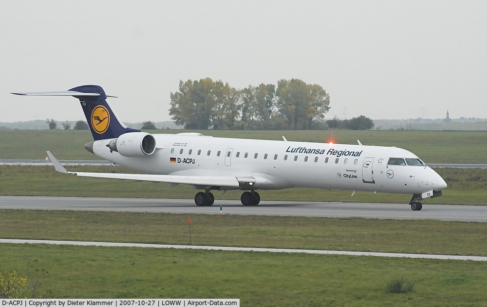D-ACPJ, Canadair CRJ-701ER (CL-600-2C10) Regional Jet C/N 10040, Lufthansa Regional  CRJ-700