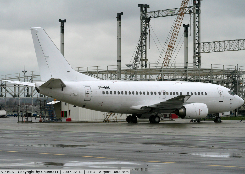 VP-BRS, 1991 Boeing 737-528 C/N 25231, Parked on Air France facility