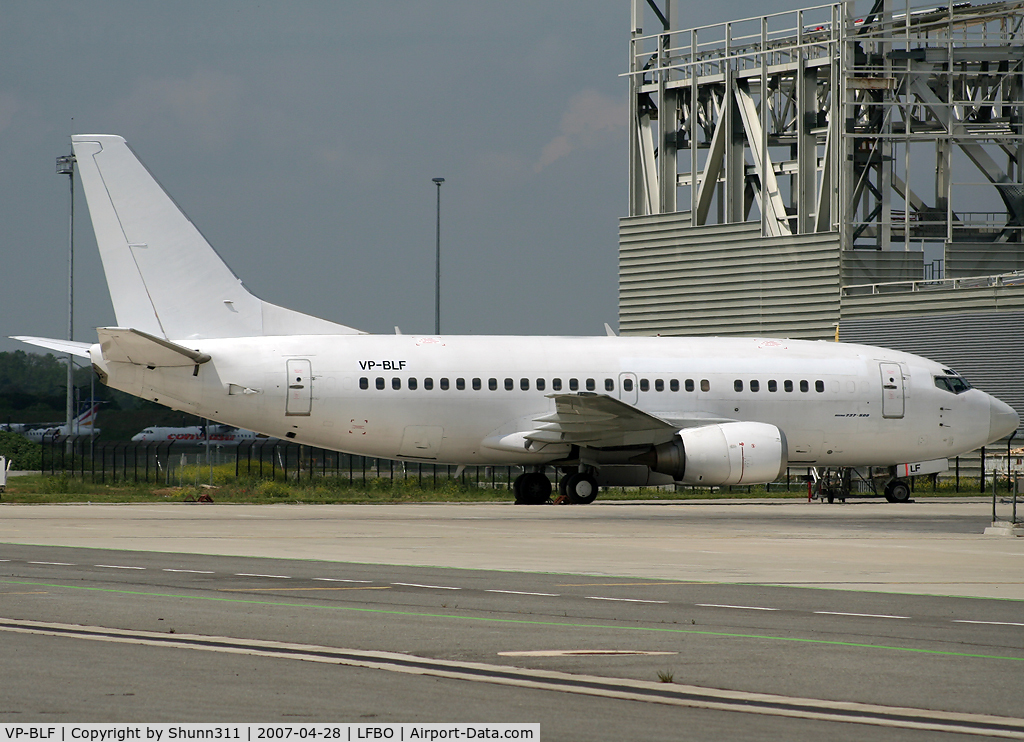 VP-BLF, 1992 Boeing 737-528 C/N 25232, Parked on the Air France facility