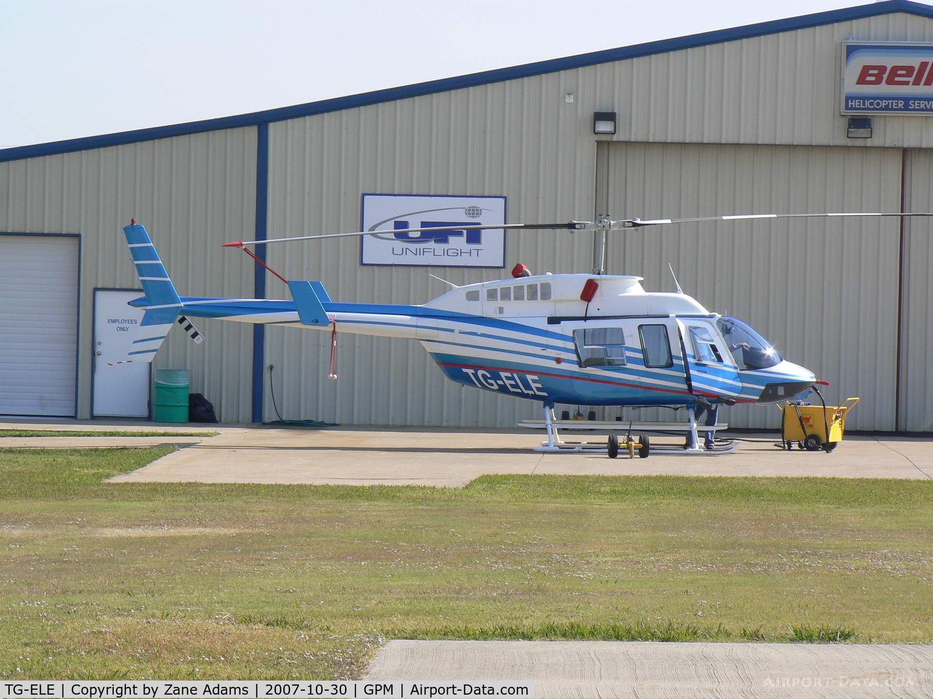 TG-ELE, Bell 206L LongRanger C/N Not found TG-ELE, At Grand Prairie Muni