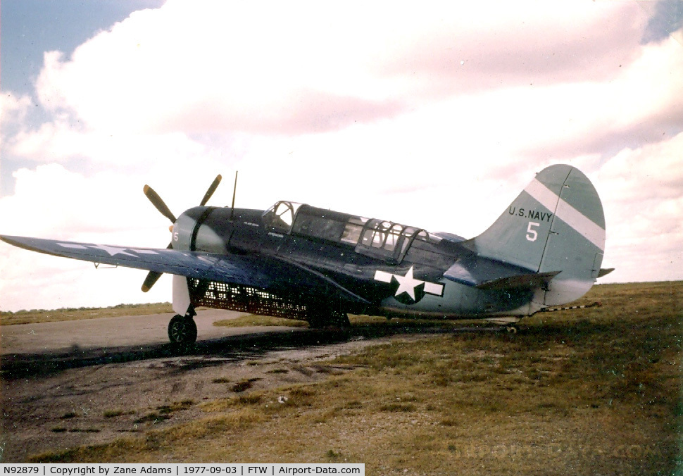 N92879, 1944 Curtiss SB2C-5 Helldiver C/N 83725, At Meacham Field